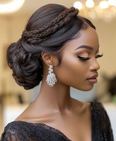 🔮 Edgy Braided Hair Updo Wedding Glamorous Braids Updo Hairstyle Braided Hair Updo, Hair Updo Wedding, Updo Wedding, Braided Styles, Braided Hair