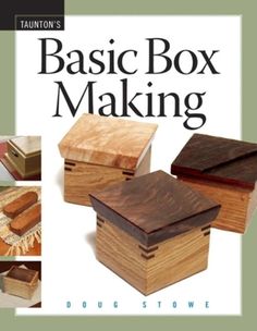 the book is showing how to make wooden boxes