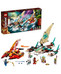 LEGO Ninjago Catamaran Sea Battle 71748 Ninjago Lego Sets, Ninjago Toys, Ninja Battle, Sea Battle, Shop Lego, Toy Playset, Adventure Of The Seas, Buy Lego, Lego Building