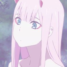 Zero Two Icon Aesthetic, Cute Zero Two, Zero Two And Hiro, Zero Two Icon, Icon Cute, Japanese Film, Darling In The Franxx