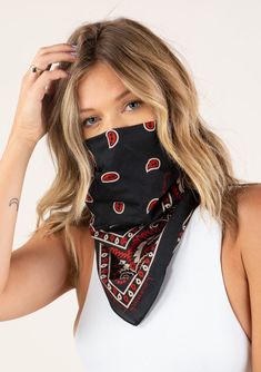 Classy And Fab, Bandana Face Mask, Printed Bandana, 23 Style, Bandana Girl, Scarf Face Mask, Scarf Mask, Paisley Bandana, Female Mask