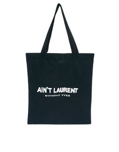 Ain't Laurent Shopper Tote in Black #fashion #style #moda #monochrome #black #white #onehoneyboutique #onlineboutique #australianstyle #australianfashion #petalsandpeacocks #aintlaurewithoutyves #totebag Minimalist Fashion Photography, Accessories Bag, Shopper Tote, Bags Purses