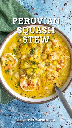 The most delicious ever Peruvian Squash Stew (Locro De Zapallo) Squash Stew, Peruvian Dishes, Peruvian Cuisine, Pumpkin Harvest, Garden Vegetables, Peruvian Recipes, Stew Recipe, Squash Recipes, Delicious Soup