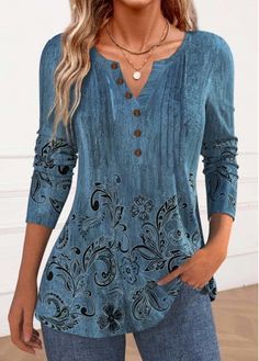 Elegant Dresses Plus Size, Womens Trendy Tops, Trendy Tops For Women, Blue Long Sleeve, Online Tops, Midi Dress Bodycon, Cardigan Tops, Trendy Tops, Lace Tops