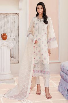 Motifz 4131 Lenore Premium Embroidered Lawn 2024 Original brand suit fabric and photography lite diffrance in actual print. White Unstitched Suit For Spring Wedding, White Unstitched Wedding Suit For Spring, Spring Wedding Lawn Suit With Intricate Embroidery, Eid Cotton Lawn Suit With Cutwork, Unstitched Cotton Lawn Suit With Cutwork, Spring White Unstitched Suit With Printed Motifs, Unstitched Long Sleeve Suit With Intricate Embroidery For Spring, White Unstitched Suit With Floral Embroidery And Long Sleeves, Semi-stitched White Lawn Suit For Spring