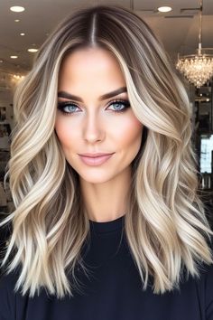 Summer is here, and it’s time to let our hair bask in the sun! If you’re looking for a change and craving for that sun-kissed glow in your locks, here’s an inspiring journey into the world of balayage! Yes, you heard it right, balayage: that magnificent, natural-looking hair coloring technique. And now, with blonde balayage trends and inspiring ideas brimming, this article could be the start of your new hair adventure. Blonde Fall Hair Color Ideas, Baliage Hair Blonde Balayage Highlights, Baylage Hair With Money Pieces, Shoulder Length Balayage Blonde, Blonde Bronde Balayage, Fall Blonde Hair Color Balayage, 2024 Hair Color Trends, Bayalage Blonde, Hair Color Inspiration