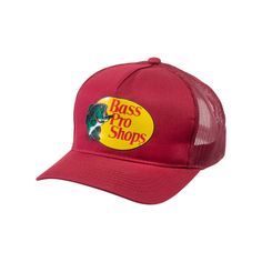 The original air-conditioned cap for the outdoor adventurer! This Bass Pro Shops Mesh Trucker Cap will keep you cool and comfortable whether you're fishing, boating, mowing the lawn, or just relaxing! Made from 100% polyester with a mesh back for breathability, this fishing hat features a screen-printed Bass Pro Shops logo on the front and is a sharp-looking addition to your hat collection. Imported.   100% polyester  Cool and comfortable design   Mesh back for better breathability  Screen-print Bass Pro Shops Hat, Bass Pro Shop Hat, Mowing The Lawn, Bass Pro Shop, Chicago Shopping, Mesh Hat, Red Fits, Hat Collection, Fishing Hat