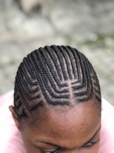 #did #allblackoutfit #braids #cornrowswithbeads  #cornrowboxbraids #cornrow Simple Cornrow Ideas Natural Hair, Short Natural Hair Cornrow Styles, Short All Back Cornrows, Corn Row Designs, Free Hand Cornrows For Black Hair, Simple Cornrow Ideas, Free Hand Hairstyles, Simple Cornrows