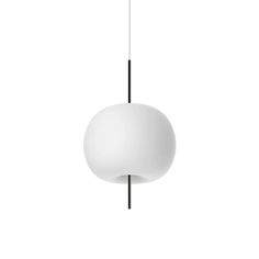 Metavaya Pendant light Dia 20cm X H 15cm / White & Black / Warm White Kushi Pendant Light 360192149650 M2022112204-3  Kushi Pendant Light For Sale Online Unique Pendant Lights, Pendant Light Design, Glass Light, Iron Metal, Unique Pendant, Glass Lighting, Light Source, Blown Glass, Warm Light