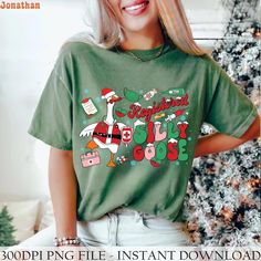 Xmas Tees, Sped Teacher, Silly Goose, Types Of T Shirts, Nurse Christmas, Nursing Student, Gildan Sweatshirts, Teacher Christmas, Dtg Printing