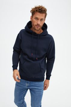 Discover the Ultimate Comfort: Navy Solid Fleece Hoodie Introducing the Navy Solid Fleece Hoodie, a testament to Stone Rose's commitment to timeless style and unparalleled comfort. Designed for the modern man, this hoodie is a versatile staple that transcends age, perfect for those aged 18 to 80. Crafted from luxurious triple ply fleeced cotton, this hoodie is the epitome of a soft, cozy feel combined with a sophisticated navy hue. It's an essential piece that brings a touch of elegance to a cas Weekend Aesthetic, Mens Designer Shirts, Stone Rose, Ootd Men, Pocket Hoodie, The Navy, Modern Man, Long Sleeve Knit, Fleece Hoodie