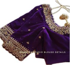 Velvet Blouse Design, Indian Blouses, Maggam Designs, Magam Work, Blue Blouse Designs, Bed Workout, Bridal Blouses, Cutwork Blouse, Basic Mehndi