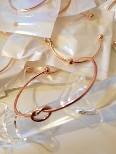 Color: Rose Gold Rose Gold And Gold, Water Perfume, Bracelet Cuff, Cuff Bangles, Body Cream, Cuff Bracelets, Knot, Jewelry Bracelets, Bangles