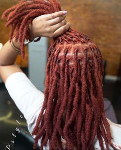 Color On Locs, Dreadlock Hairstyles For Men, Short Locs Hairstyles, Hair Color Streaks, Dreadlock Style, Dreadlock Styles, Dyed Hair Inspiration, Dyed Natural Hair