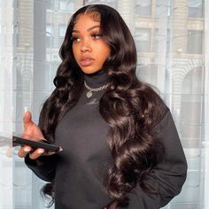 Wig Installment, Frontal Styles, Birthday Hairstyle, Body Wave Frontal, Fairy Energy, Lace Front Human Hair Wigs, Beautiful Hairstyles, Human Virgin Hair, Hair Laid