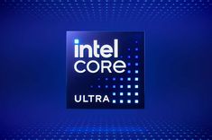 the intel core logo is displayed on a blue background in this undrecognized image