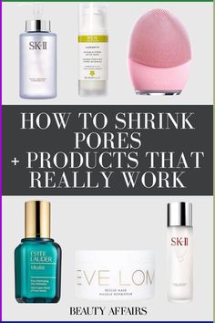 Not sure how to shrink large pores? here's our guide to the best skincare products for enlarged pores. Best Skincare Products, Large Pores, Shrink Pores, Cleansing Oil, Estee Lauder, Body Skin Care, Skincare Products, Serum