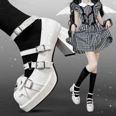 This price is for a pair of shoes only, others are not included. Size34353637383940Foot Length2222.52323.52424.525Heel7777777 Harajuku Style White Closed Toe Heels, White Closed Toe Harajuku Heels, White Harajuku Style Closed Toe Heels, Spring Harajuku Ankle Strap Heels, Harajuku Ankle Strap Heels For Party, High Heels For Cosplay, White Harajuku Party Heels, Harajuku Ankle Strap Platform Heels, White Harajuku Heels For Party