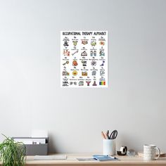 High-quality posters to hang in dorms, bedrooms or offices. Multiple sizes are available. Printed on 185gsm semi gloss poster paper. Additional sizes are available. Occupational Therapy Alphabet Zones Of Regulation, Alphabet Poster, Occupational Therapy, Quality Posters, Sale Poster, Alphabet, For Sale, High Quality