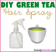 Have you ever thought of making a DIY green tea hair spray? I have a good & easy recipe below! Green tea is good for many DIY beauty products. I’ve talked about How to Make Green Tea Toner for Oily Skin before. It has natural astringent properties that balance sebum. A DIY green tea hair … Green Tea Hair Spray, Green Tea Hair Rinse, Diy Hair Growth Spray, Green Tea Hair, Diy Green Tea, Tea Hair Rinse, Toner For Oily Skin, Natural Beauty Hacks, Green Tea For Hair