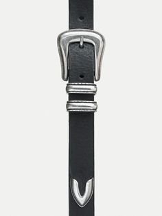 Western Silver Belt Black Silver Belt, Silver Belts, Western Belts, Western Leather, Nudie Jeans, Clarks Originals, Belt Black, Black Belt, Mens Belts