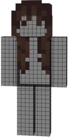 an image of a minecraft female figure