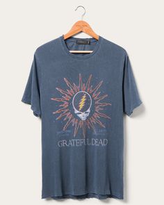 Grateful Dead 1990 Show Vintage Tee | Junk Food Clothing | Junk Food Clothing Womens Vintage Tees, Dead Band, Steal Your Face, Gift Guide For Him, Food Clothes, Ladder Stitch, Vintage Tee, Grateful Dead, Band Tees