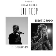 an advertisement for the upcoming album called ill peep, featuring two photos of him