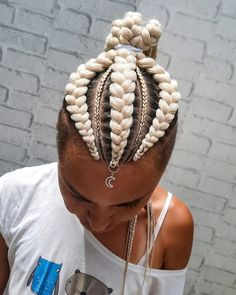 Braids| Braided hairstyles | Braided Cornrow hairstyles | Box Braids | Cornrow hairstyles Cornrows Natural Hair, Hairstyles Box Braids, Afro Braids, Funky Short Hair, Rave Hair