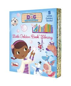 Five Doc McStuffins Little Golden Books are collected in one terrific boxed set. It makes the perfect gift for girls and boys ages 2 to 5 who are fans of the hit series on Disney Junior. Doc Mcstuffins Birthday Party, Doc Mcstuffins Birthday, Bubble Guppies Birthday, Dr Book, Book Library, Golden Books, Green Street, Doc Mcstuffins, Golden Book