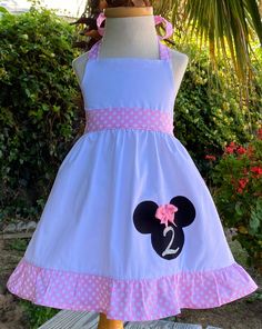 Minnie Mouse Birthday Girl Dress Cute Polka Dot Dress For Birthday, Minnie Mouse Dresses, Bday Outfits, Bug Clothing, Minnie Mouse Shoes, Minnie Dress, Minnie Mouse Theme, Mouse Dress, Disney Toddler