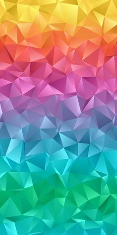 an abstract colorful background consisting of triangular shapes and colors that appear to be overlapping with each other