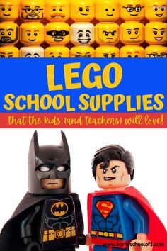 lego school supplies that the kids and teachers will love to play with are super heros