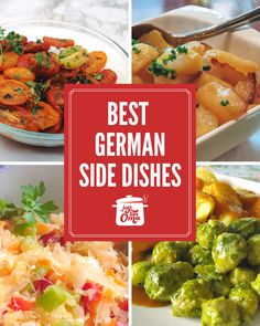 Top 24 Best German Side Dishes - Just Like Oma German Wurst Salad, Easy German Side Dishes, Schnitzel Side Dishes, German Vegetable Side Dishes, German Sides, German Salad, German Salads, German Side Dishes