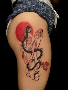 Japanese Geisha Tattoo, Japanese Tattoo Women, Tattoo Japanese Style, Theme Tattoo, 4 Tattoo