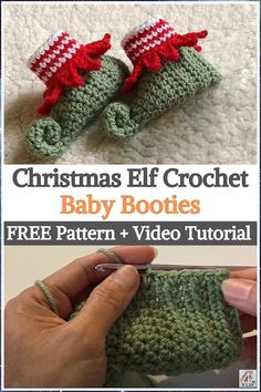 Baby Hats - 5 Little Monsters: Boxed Beads Hat in 5 Sizes Crochet Elf Shoes Pattern Free, Crochet Elf Costume, Crochet Elf Slippers Free Pattern, Elf Slippers Crochet Pattern Free, Crochet Elf Shoes, Crochet Elf Clothes, Elf On The Shelf Crochet Clothes, Baby Christmas Crochet, Newborn Crochet Outfits