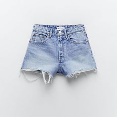 Nwt Blue Zara High Waisted Shorts. Cute Just Didn't Fit Me Right! Shorts Cute, Jean Short, Zara Shorts, Denim Short, Zara Jeans, Fitness Inspo, High Waisted Shorts, Streetwear Fashion, Jean Shorts