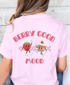 This Strawberry T-Shirt is perfect for feeling strawberry good :)  For all strawberry lovers who love fruits or who are simply very cheerful. It is also a very sweet berry gift for Christmas & birthdays. As well as it is a gift for gardeners. ♥ PRODUCTION TIME: 1-5 days (Usually 2-3 days) ♥ SHIPPING TIME: 2-5 days (Usually 3 days) ♥ PRODUCT DESCRIPTION: Bella Canvas Unisex T-shirt Super soft cotton and excellent quality print makes. 100% Soft cotton (fibre content may vary for different colors) Lovers Dancing, Retro Strawberry, Strawberry T Shirt, Berry Good, Fruit Shirt, Strawberry Shirt, Botanical Shirt, Cute Strawberry, Gift For Christmas