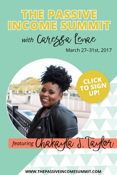 the passive income summit with carissa lene