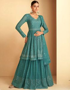 Add glam to your wardrobe😉😃 Sky Blue Lehenga style Suit Semi-Stitched Suits Give a look: https://bit.ly/3In6oOb Use code : Salwarkameezqalb20 for big discount #arabicattire #trending #insta #salwaarkameez #fashionable #new #latestcollection #dresses #muslimdress #tradition #salwarsuitonline #salwaardesign #buynow Sky Blue Lehenga, Long Choli Lehenga, Designer Sharara Suits, Mudroom Remodel, Kurti Style, Modest Evening Dress, Lehenga Suit, Frock Style, Blue Lehenga