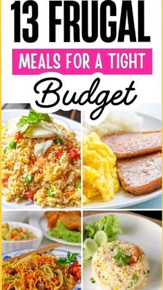 the best meals for a tight budget