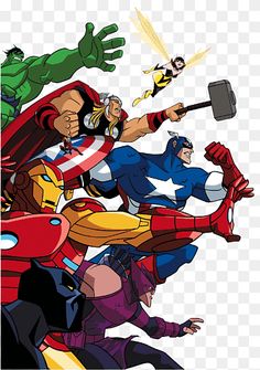 avengers cartoon character illustration png clipart