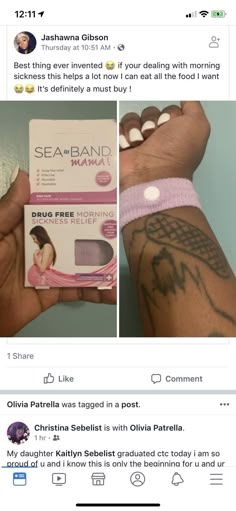 someone is showing off their fake tattoos on facebook, and it looks like they're getting