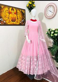 Reception Gown Indian, Engagement Dresses Indian, Indian Evening Gown, Long Gown Indian, Shop Gowns, Full Sleeve Gowns, Gown Dress Party Wear, Dress Anarkali, Umbrella Dress