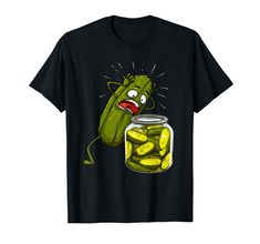 PRICES MAY VARY. Cute Jar of sliced pickles gift for pickle lovers, chefs & cooks who loves pickling & canning. Pickle themed apparel for men, women, boys, girls, youth teen, kids, toddler who are vegan & vegetarian. Instant pickle costume & gag clothing for Halloween. Pickle clothes & outfit for foodie mom, dad, mama, papa, mommy, daddy, adult who are veggie farmer. For mother, father, brother, sister, husband, wife who are into food farming & homesteading. Cool pickle present for birthday or C Pickle Art, Pickle Costume, Sliced Pickles, Pickle Gifts, Best Pickles, Present For Birthday, Clothes Outfit, Dill Pickle, Brother Sister