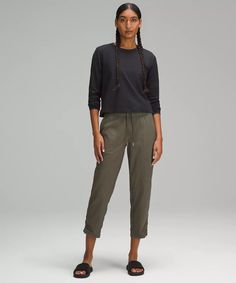 Dance Studio Mid-Rise Cropped Pant | Women's Capris | lululemon Versatile Everyday Lululemon Bottoms, Casual Lululemon Activewear For Everyday, Lululemon Fall Loungewear Activewear, Relaxed Fit Tapered Leg Activewear For Fall, Versatile Lululemon Activewear With Elastic Waistband, Lululemon Relaxed Fit Versatile Pants, Versatile Relaxed Fit Lululemon Pants, Lululemon Versatile Relaxed Fit Pants, Lululemon Casual Activewear For Spring