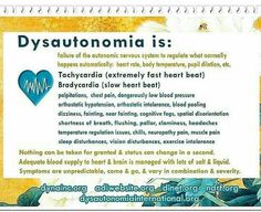 Pots Symptoms, Pupil Dilation, Pots Awareness