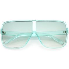 Oversize Translucent Square Sunglasses Flat Top Color Tinted Lens 69mm  #sunglasses #frame #sunglass #bold #clear #cateye #oversized #womens #purple #mirrored 90s Sports, Nose Piece, Metal Hinges, Rounded Square, Colour Tint, Color Tone, Nose Bridge, Bold Color, Flats Top