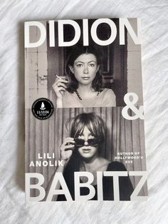 a book with two pictures of women on the cover and one is reading, didion & baby?