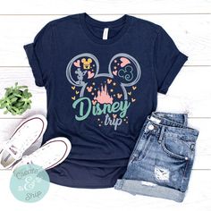 Disney Trip Shirt Colorful Disney Shirt Disney Shirt Retro - Etsy We Fly Disney Shirt, Adult Disney Shirts, Girls Disney Shirts, Disney World Shirt, Kids Disney Shirts, Funny Disney Shirts, Disneyland Shirt, Animal Kingdom Shirts, Family Disney Trip